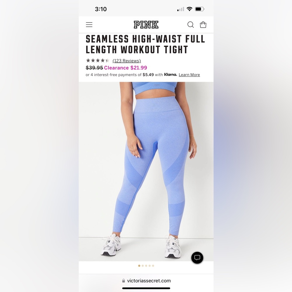 Victorias Secret (PINK) Seamless Leggings
